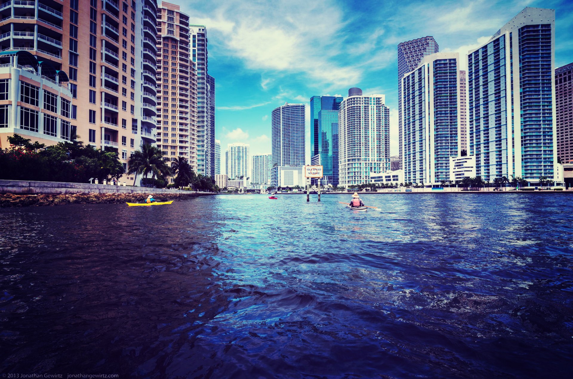 miami florida wasser hochhäuser häuser gebäude