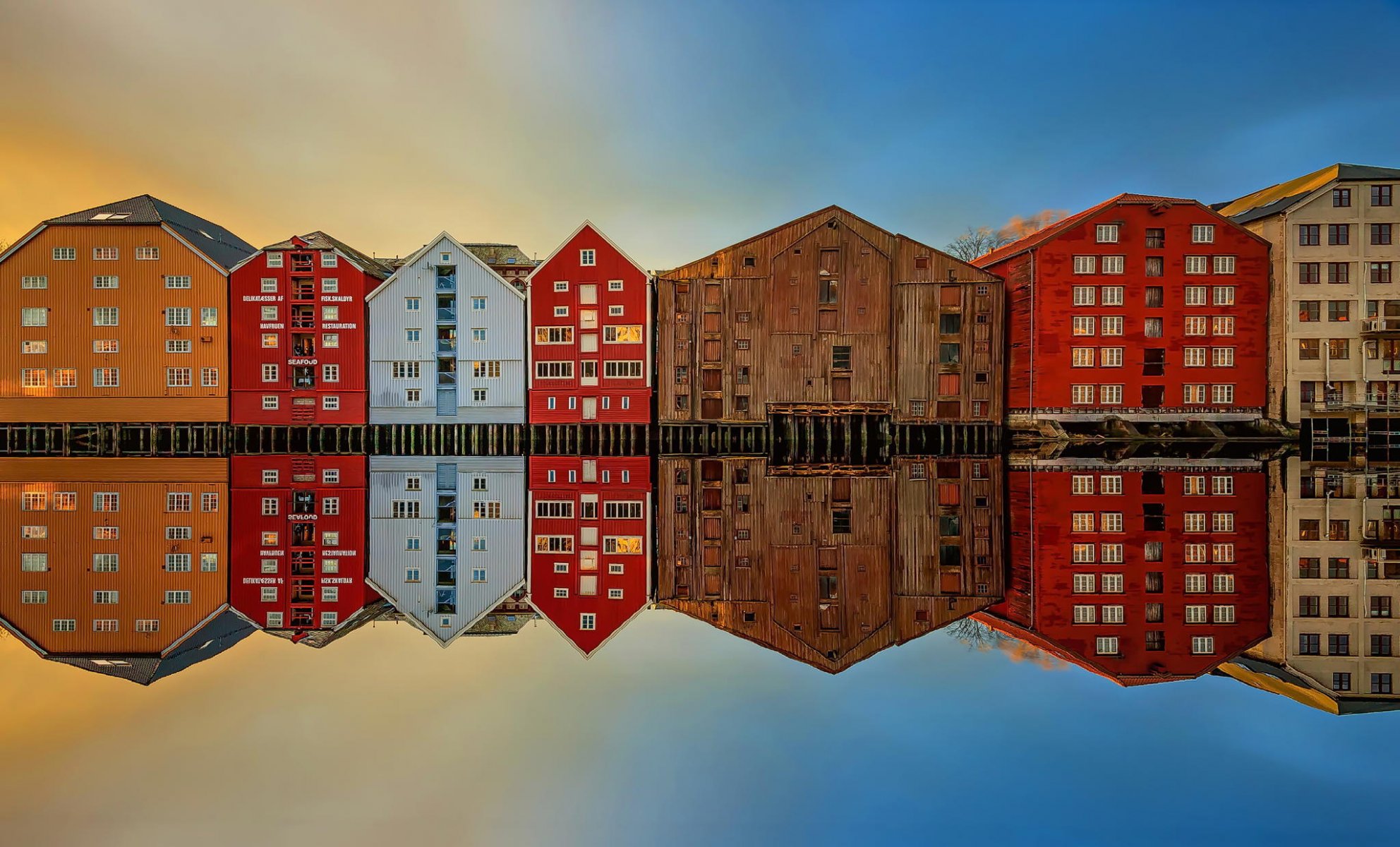 casa riflessione norvegia trondheim