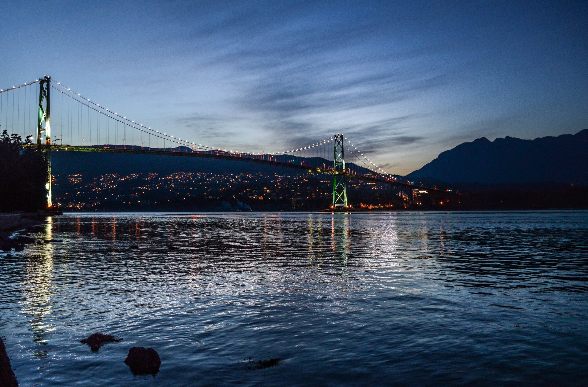united states san francisco bridge golden gate night sea