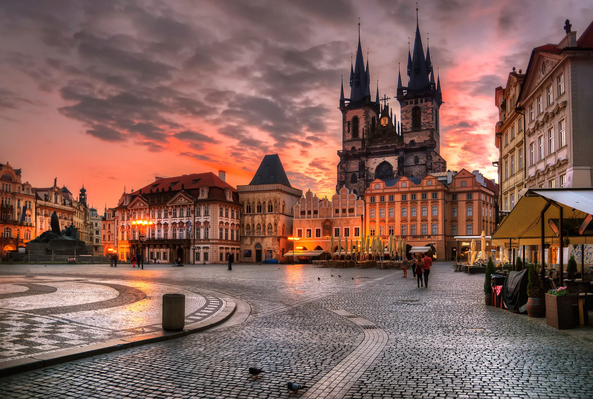 prag tschechische republik mai 2015 morgen
