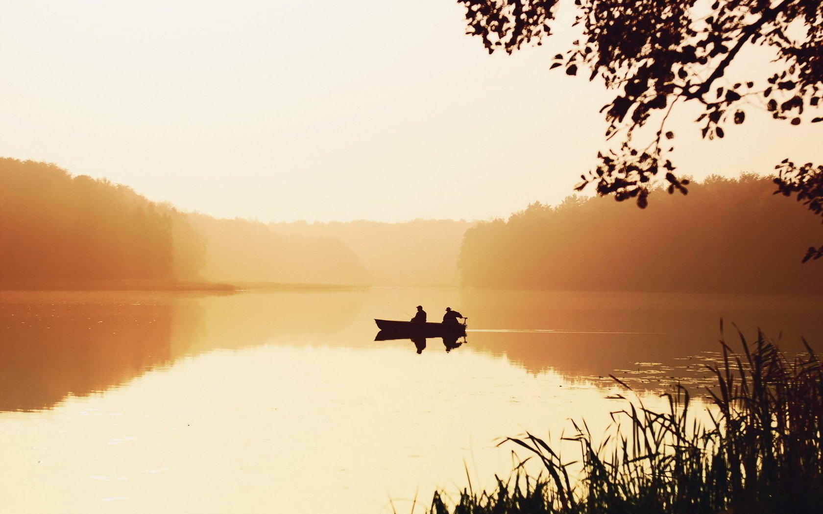 boot see landschaft