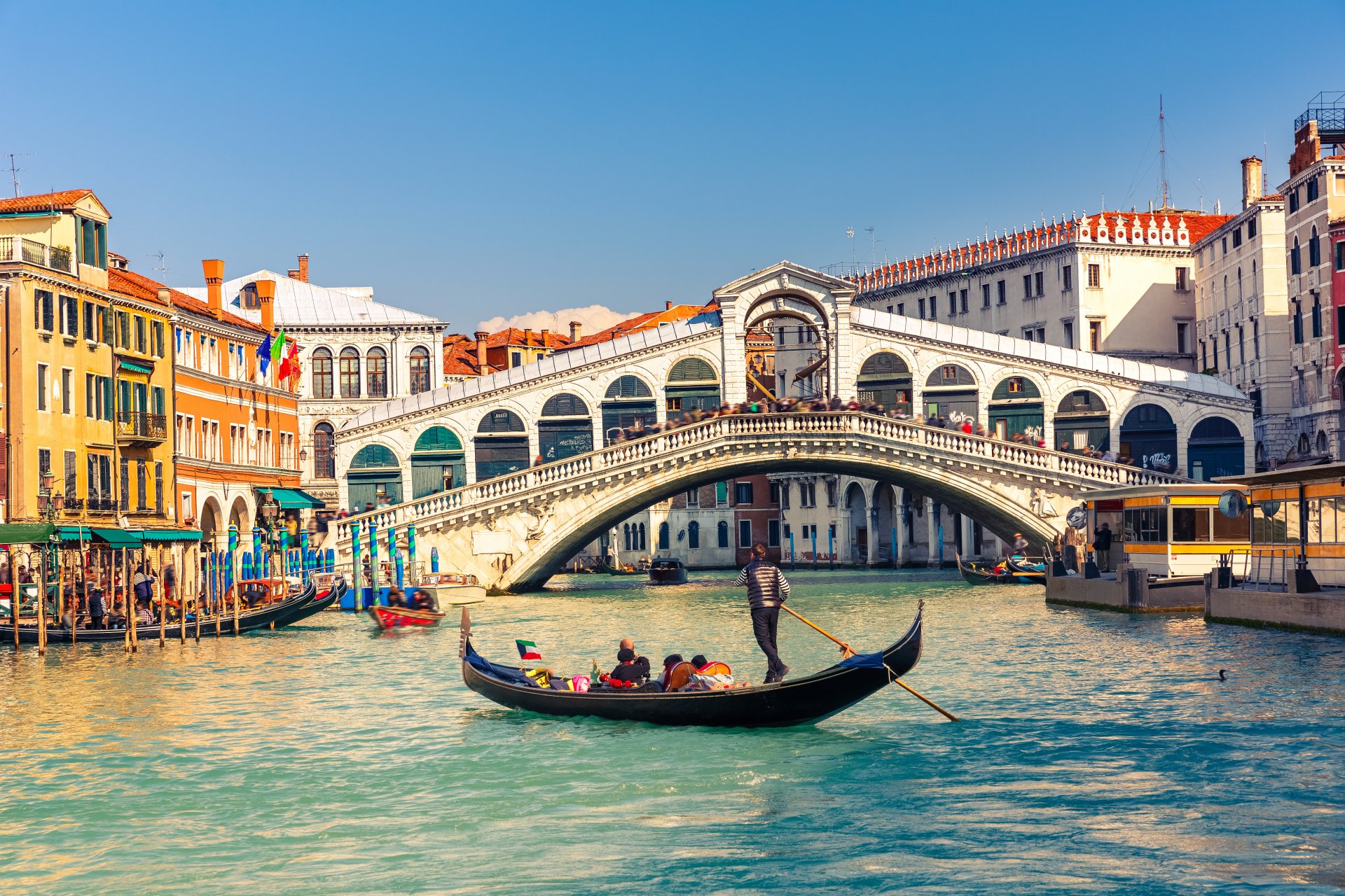 rialto bridge venice italy grand canal grand canal grand canal gondola buildings bridge canal