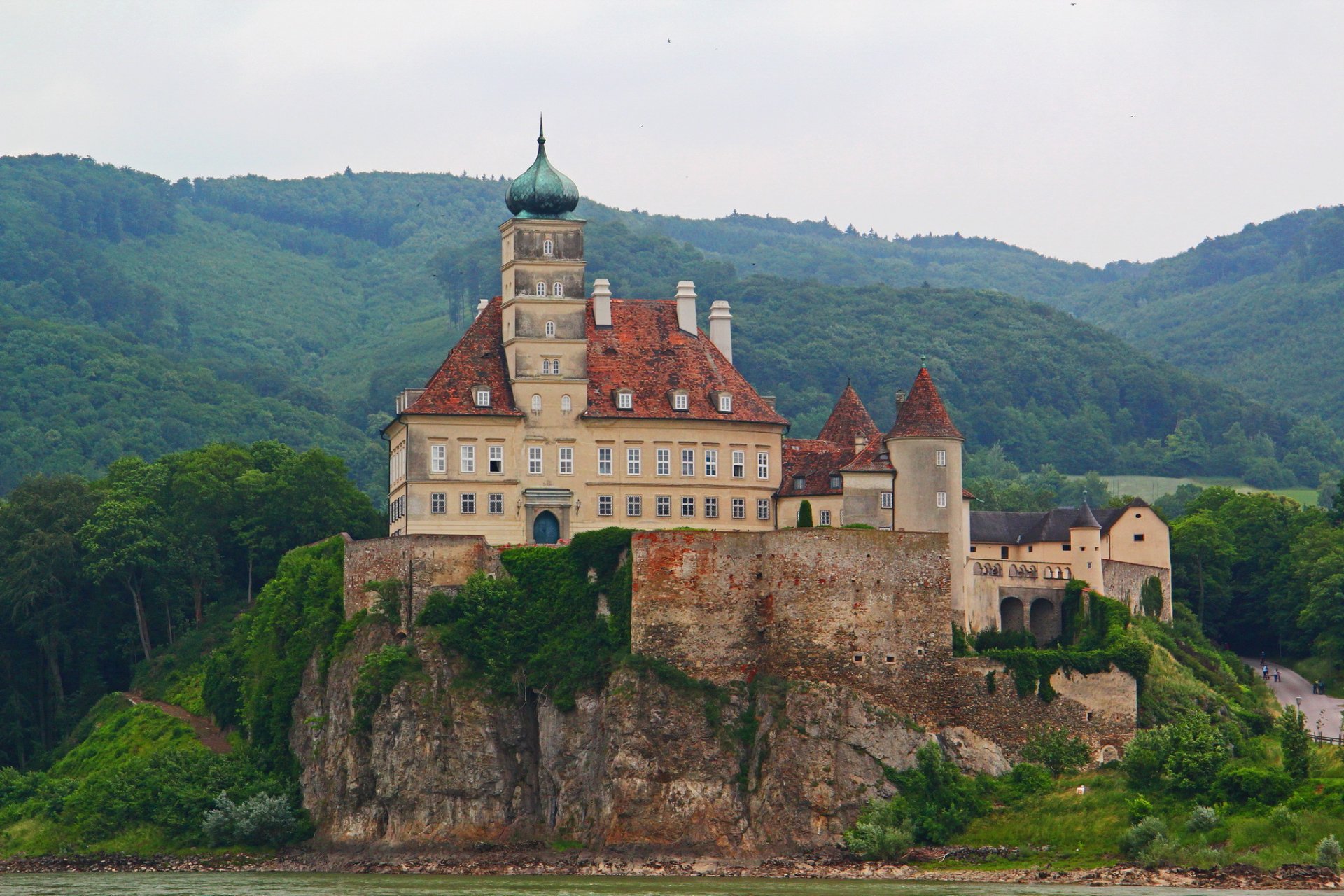 schloss berge wald österreich schoenbuehel stadt fotos