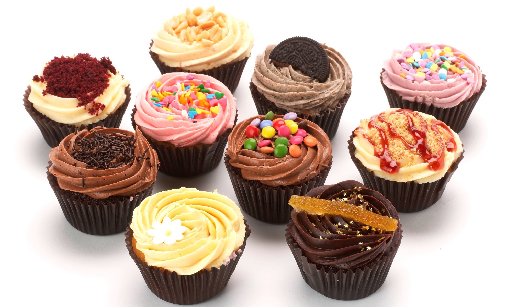 gâteaux glaçage muffins crème