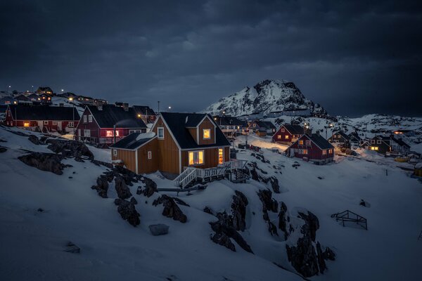 La prima neve bianca è caduta in Groenlandia