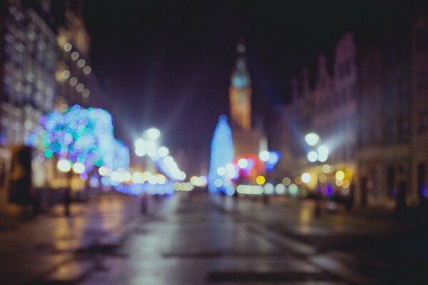La ciudad polaca de Gdansk celebra la Navidad