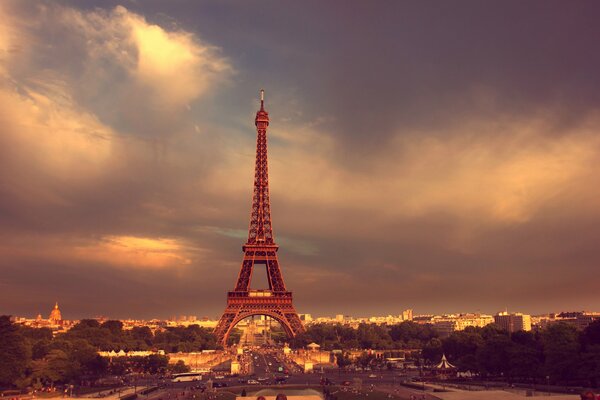 Vue de la tour Eiffel
