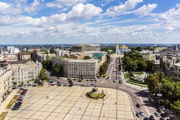 Украина. Фото достопримечательностей, домов и памятников в Киеве