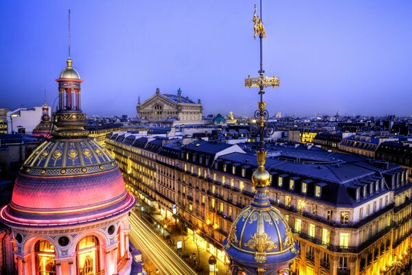 Arquitectura del Palacio de la gran Ópera de París