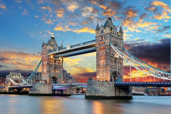 Tower Bridge on the River Thames