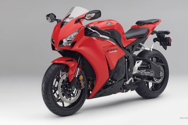 Red Sports Motorcycle CBR1000RR Honda