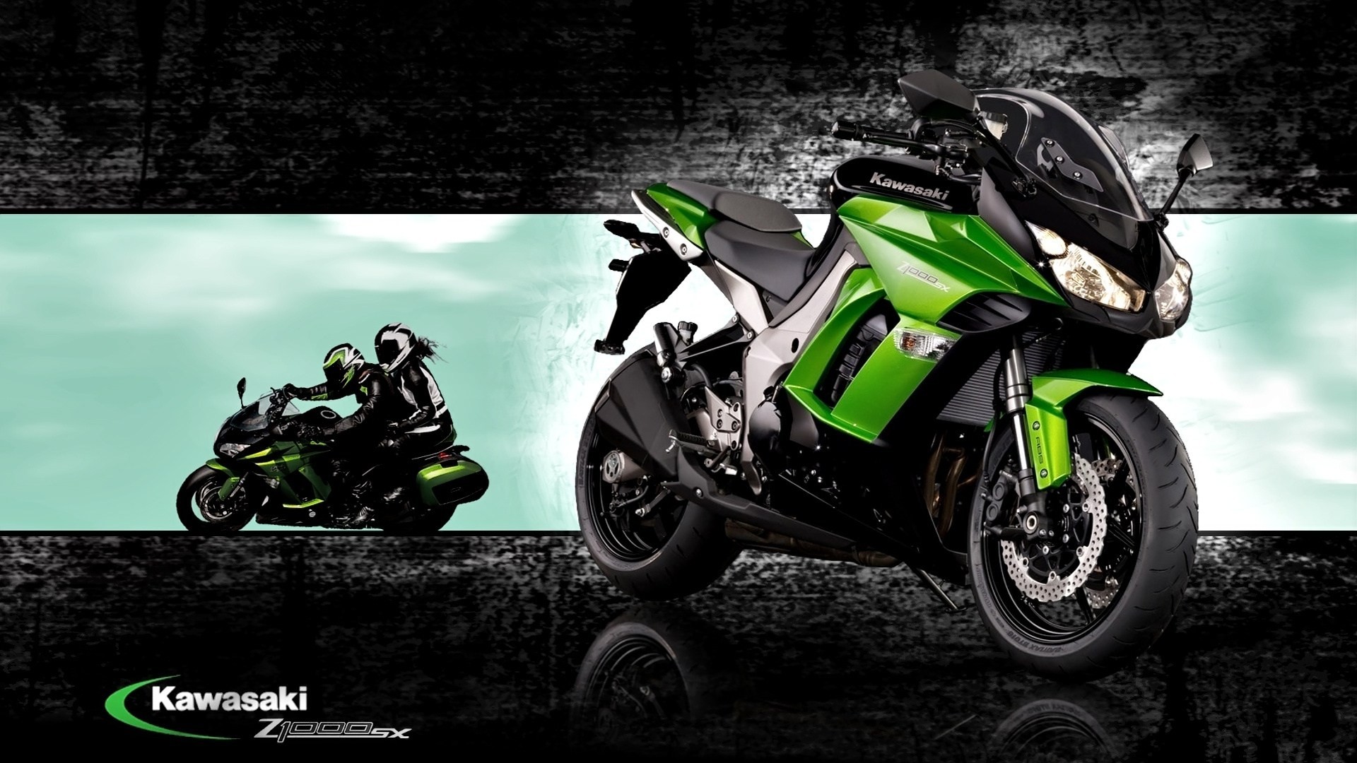 z1000sx green motorcycles sport