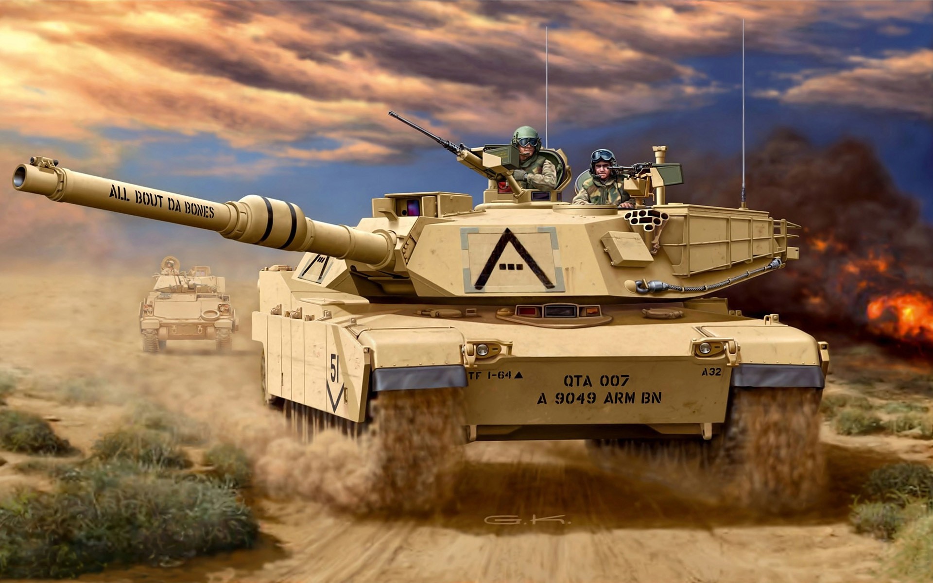 arte tanque militar básico m1 a1h1 americano abrams