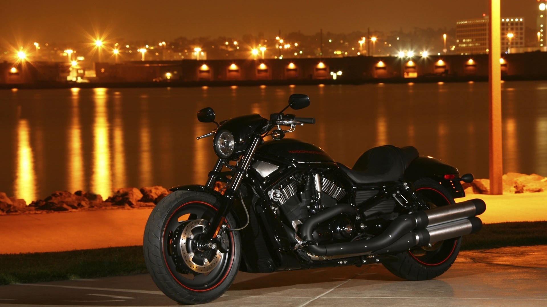 harley davidson black bike