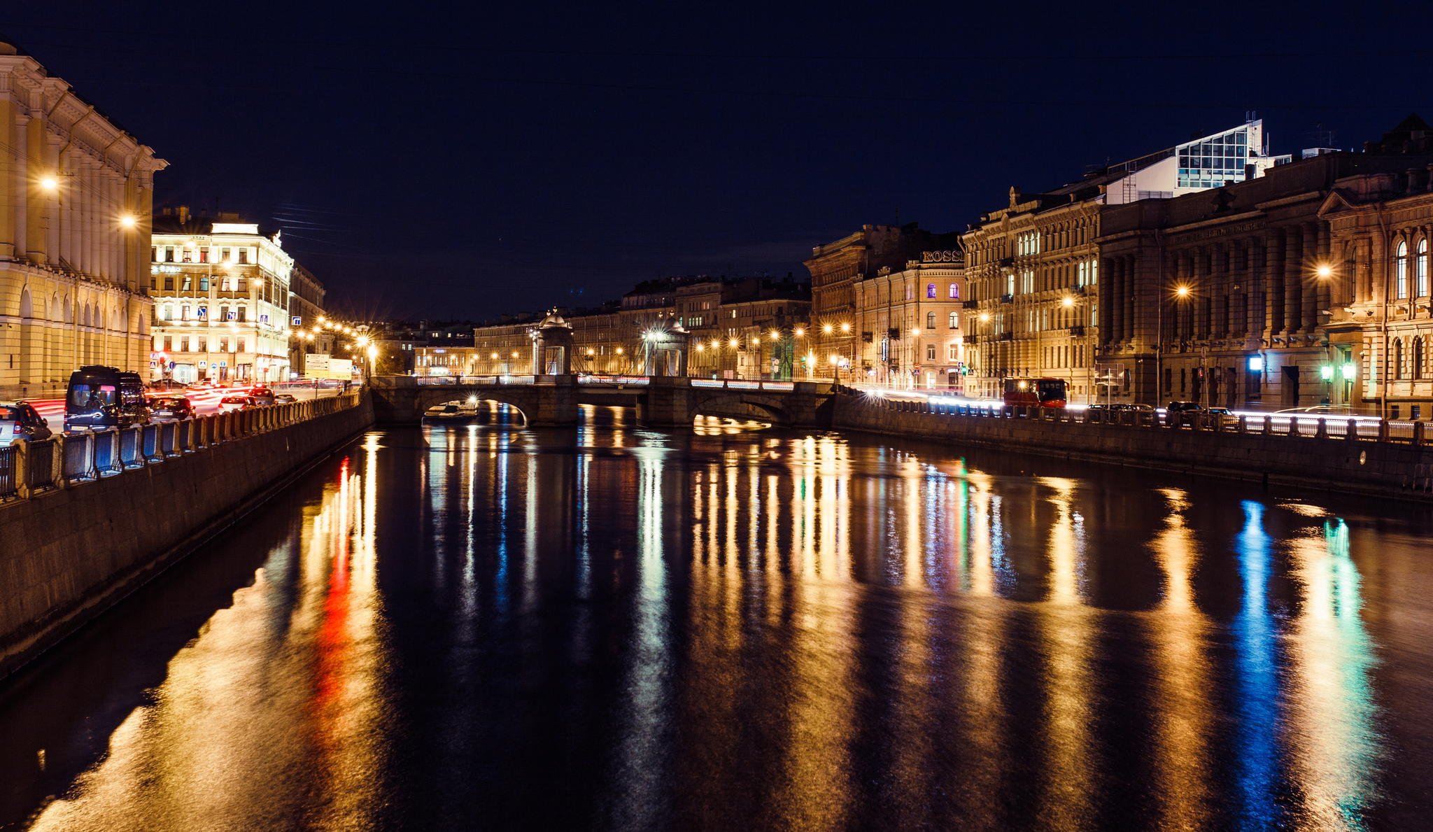 san pietroburgo san pietroburgo russia san pietroburgo notte luci fiume