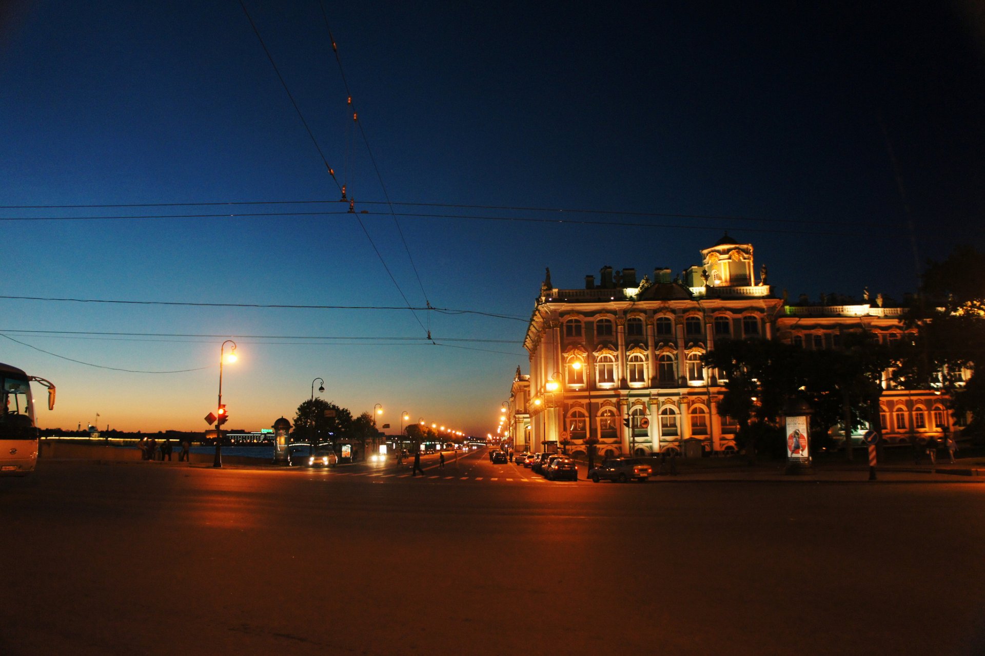 st. petersburg peter russland st. petersburg fluss newa nacht museum eremitage