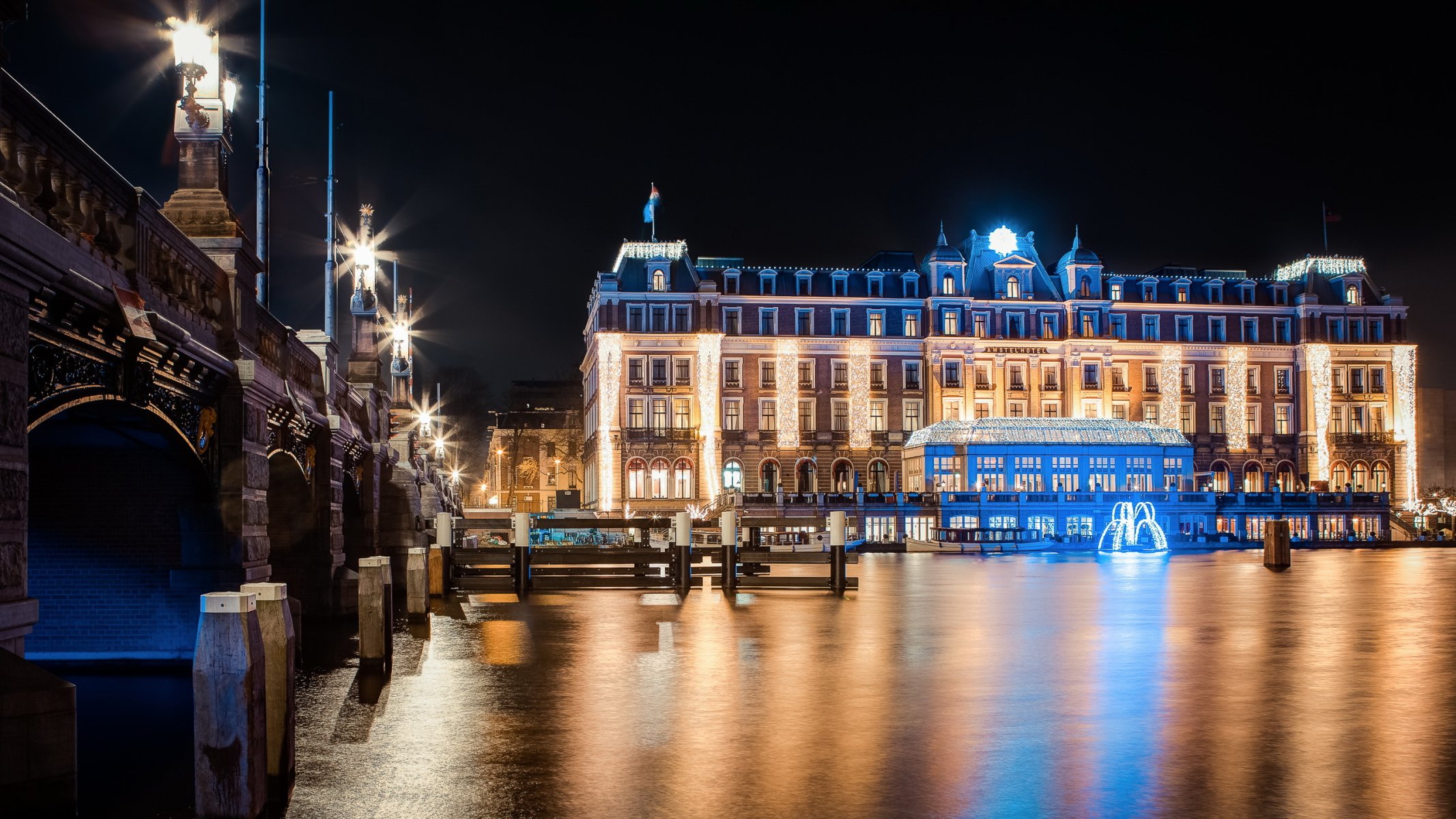 amsterdam town night