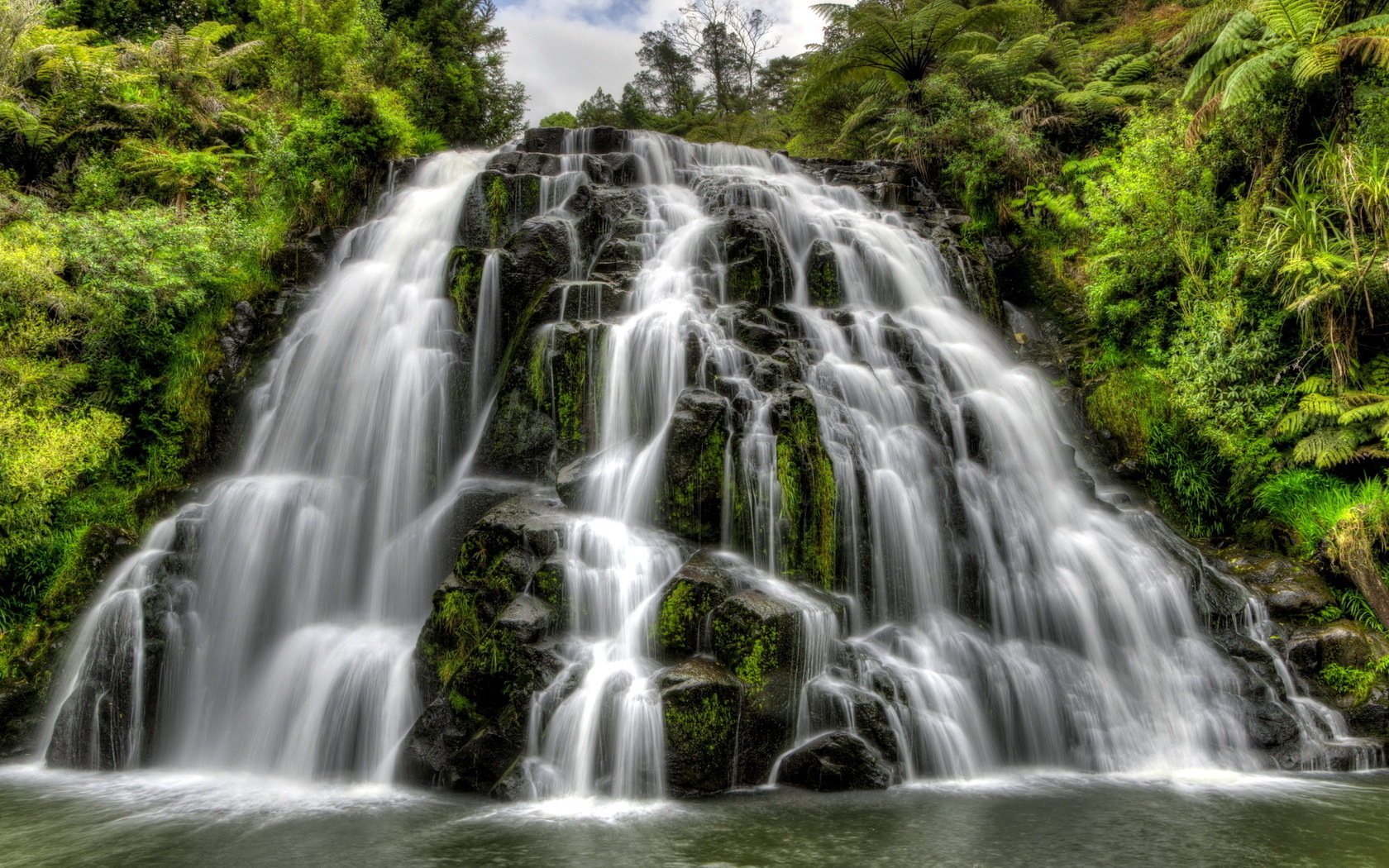 landscape waterfall