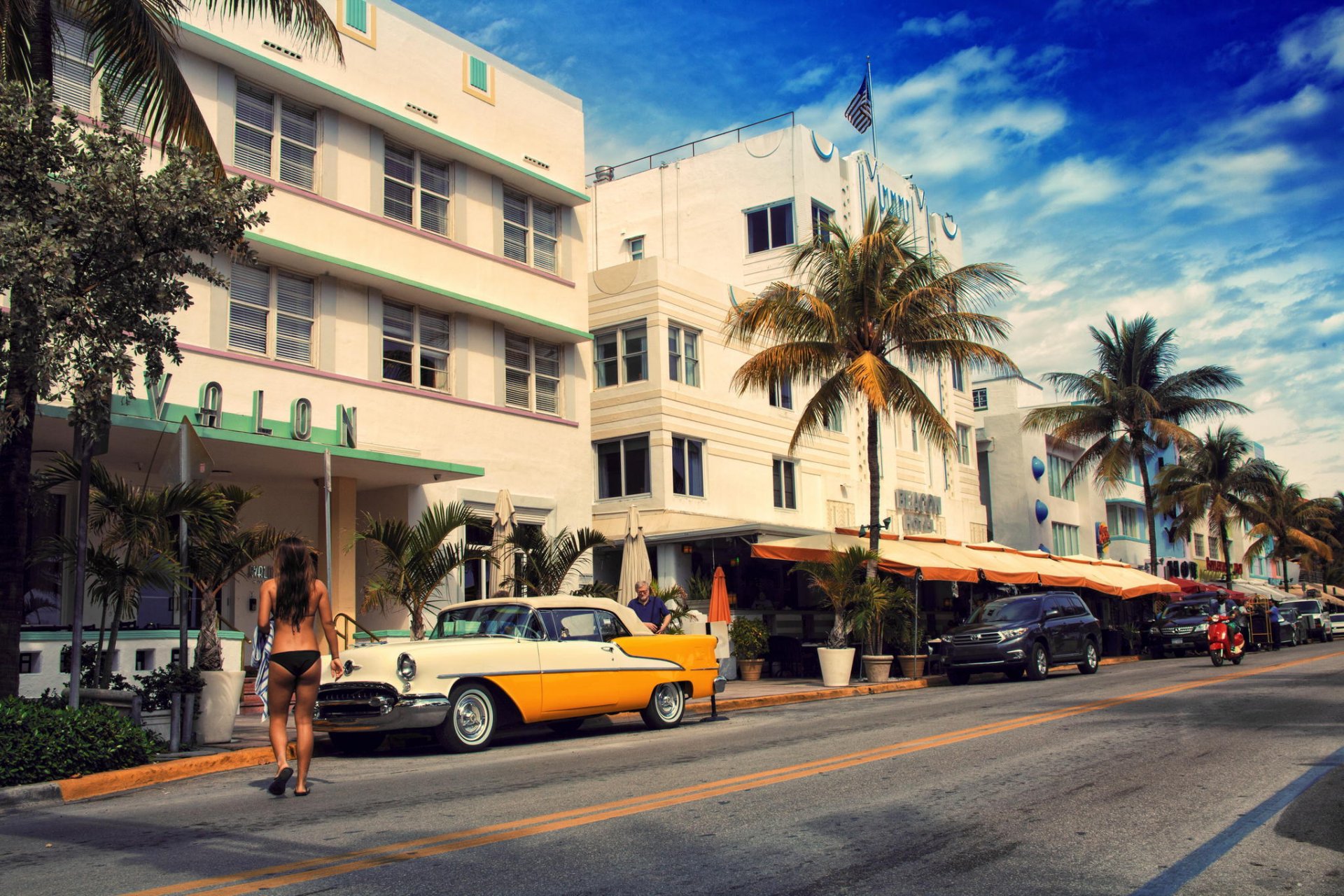 miami florida usa america case edifici vice city vice city ocean drive