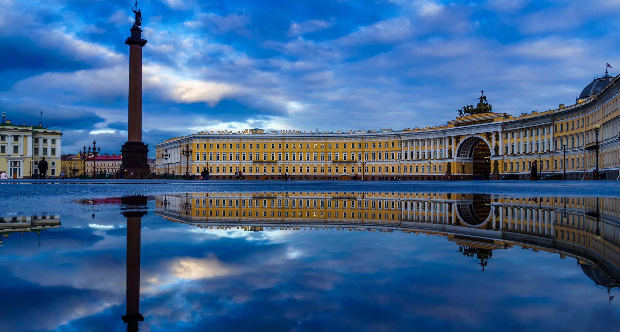 st. petersburg peter russland schlossplatz