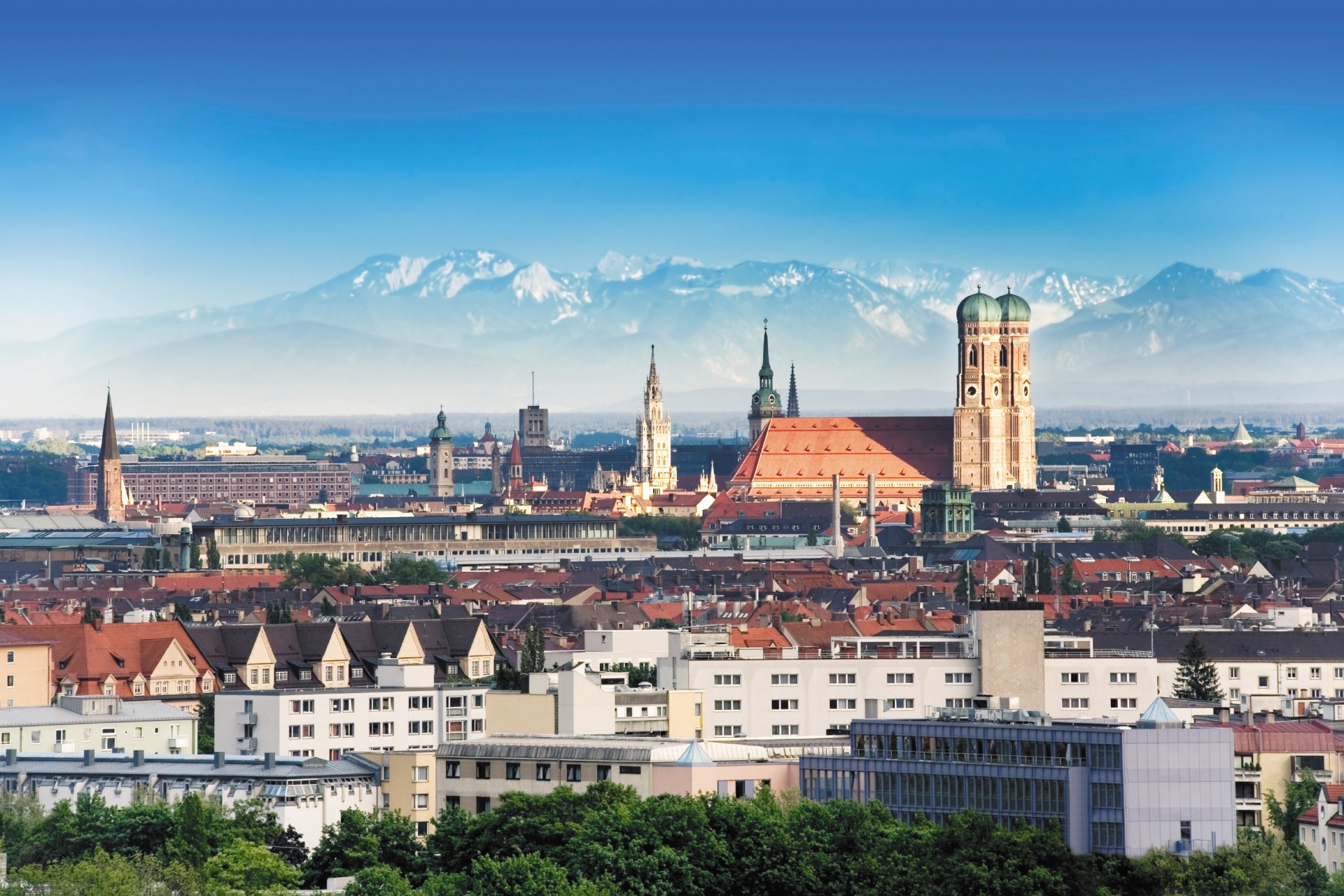 munich town panorama