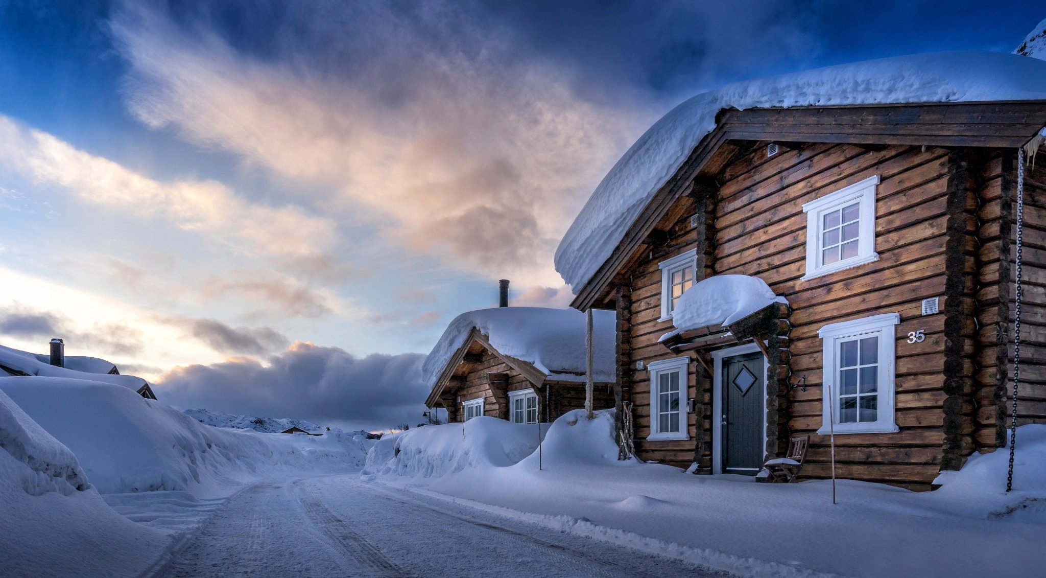 hovden agder norwegen zuhause schnee