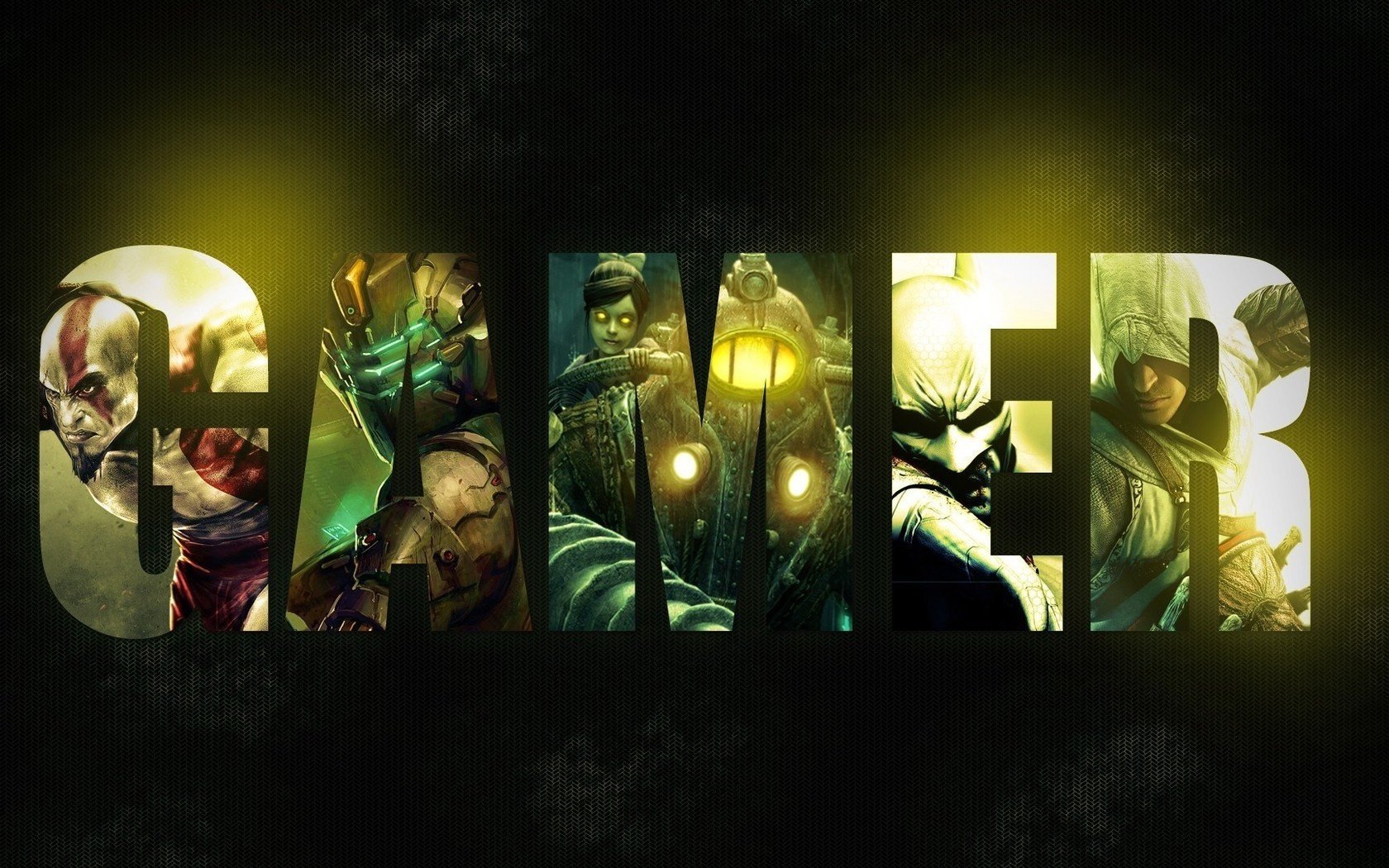 gamer wallpaper inscription