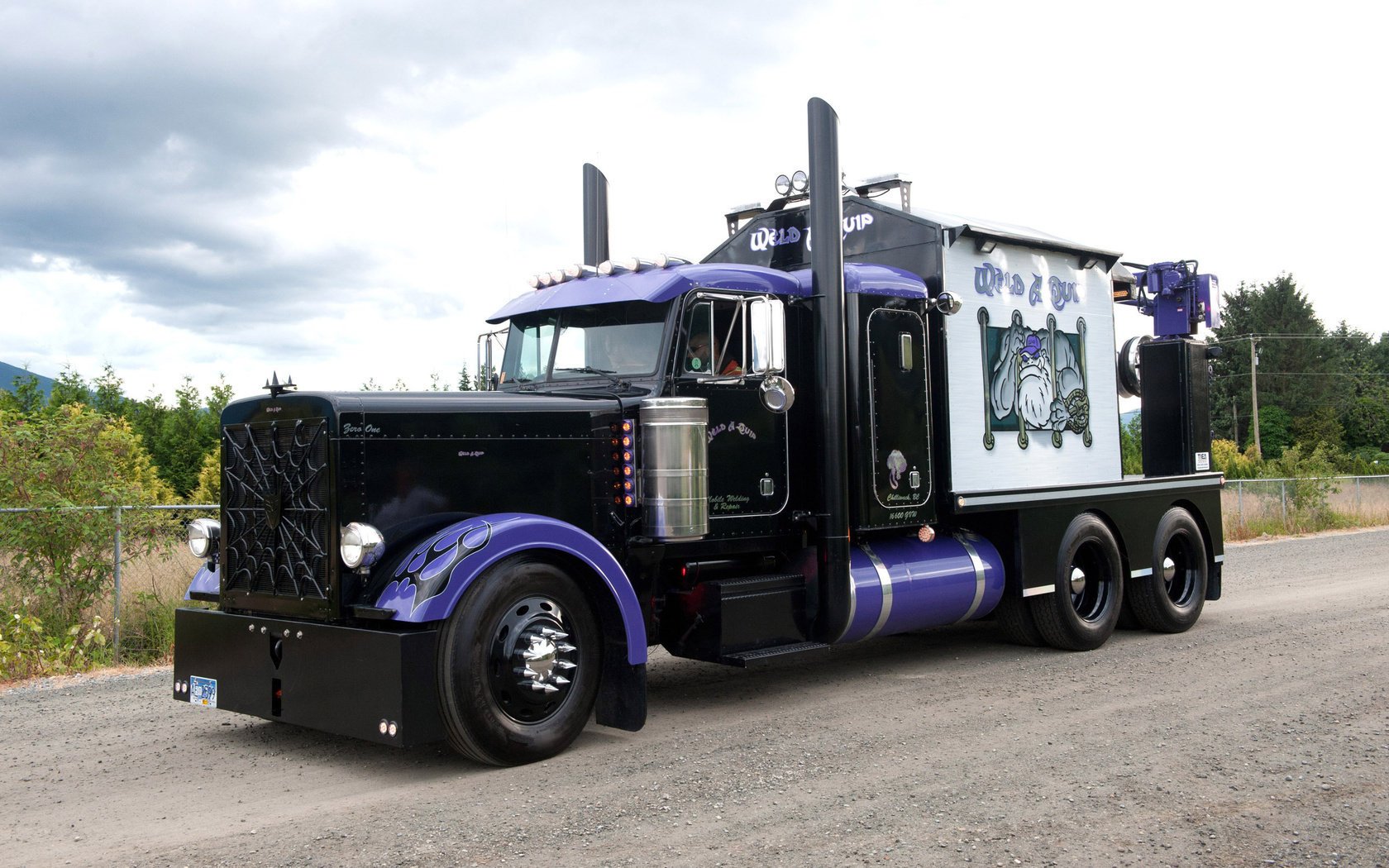 tuning cromo peterbilt 379 tractor