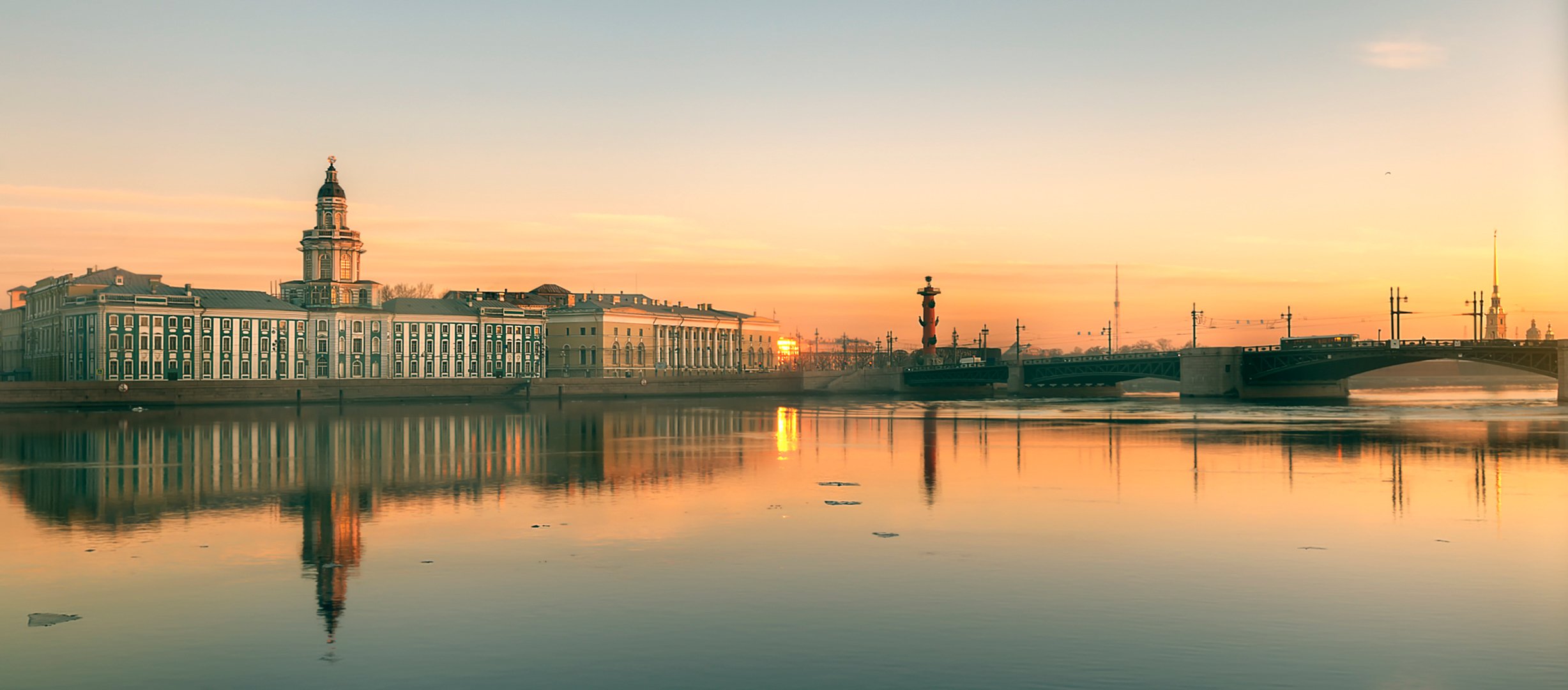 st. petersburg frühling morgen