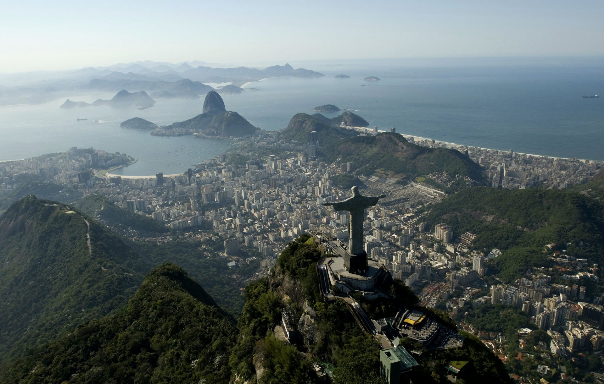 rio de janeiro brazylia pão de açúcar corcovado cristo redentor morze rio de janeiro sugarloaf