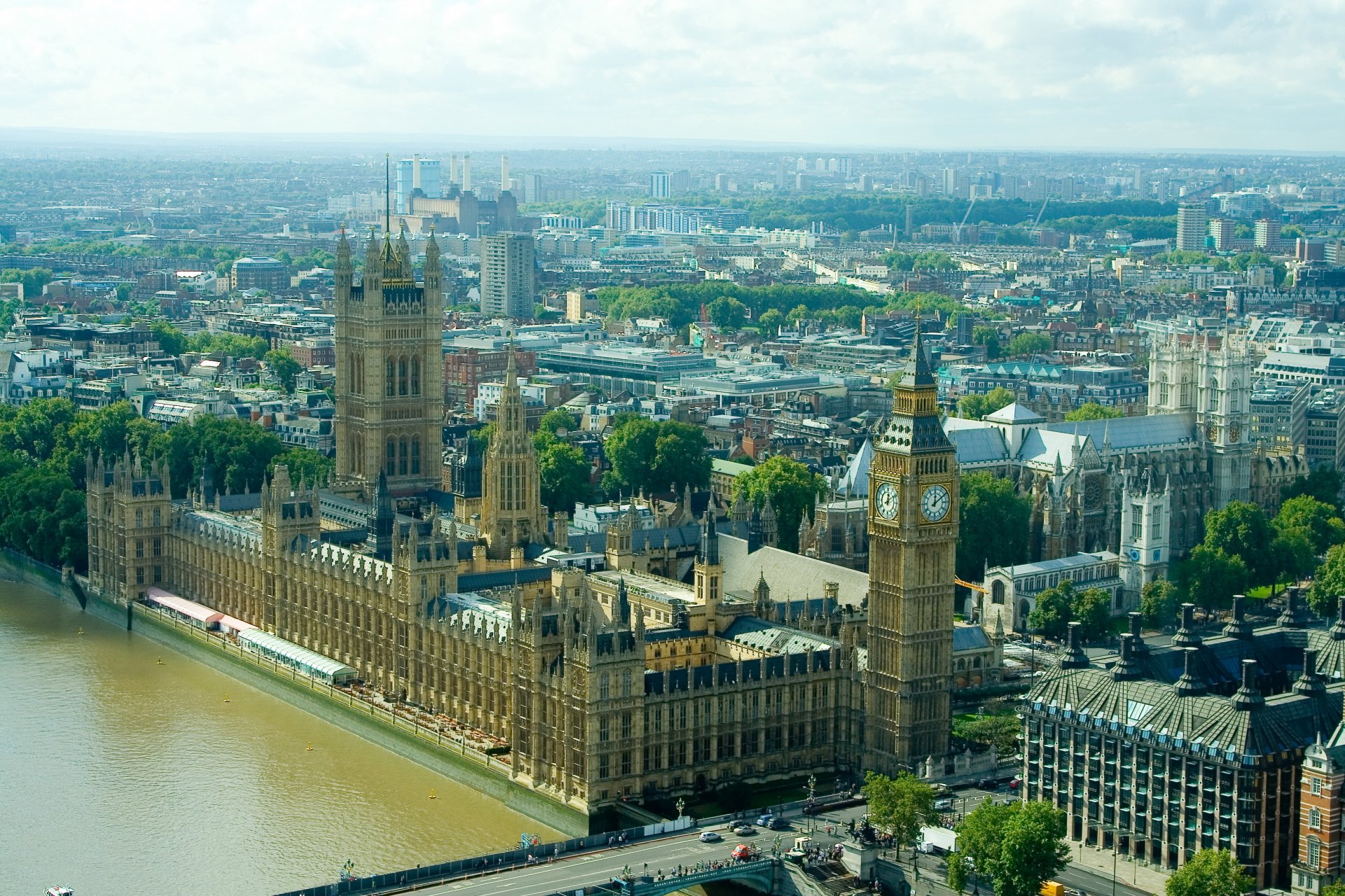 regno unito inghilterra palazzo di westminster big ben londra dall alto città foto