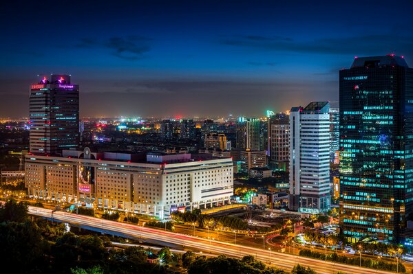 Shanghai Cina città grattacieli