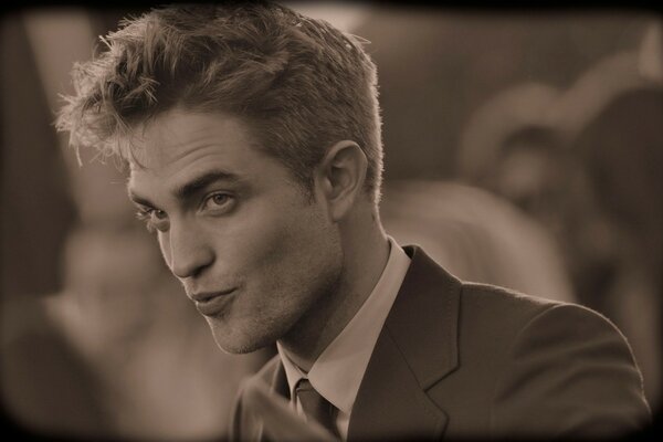 Robert Pattison en una foto retro