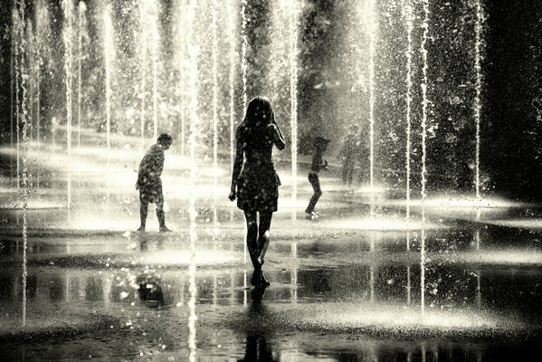 Der Brunnen und seine Gäste