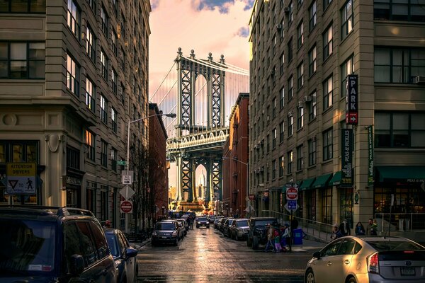 Parco di Brooklyn, Ponte di Manhattan