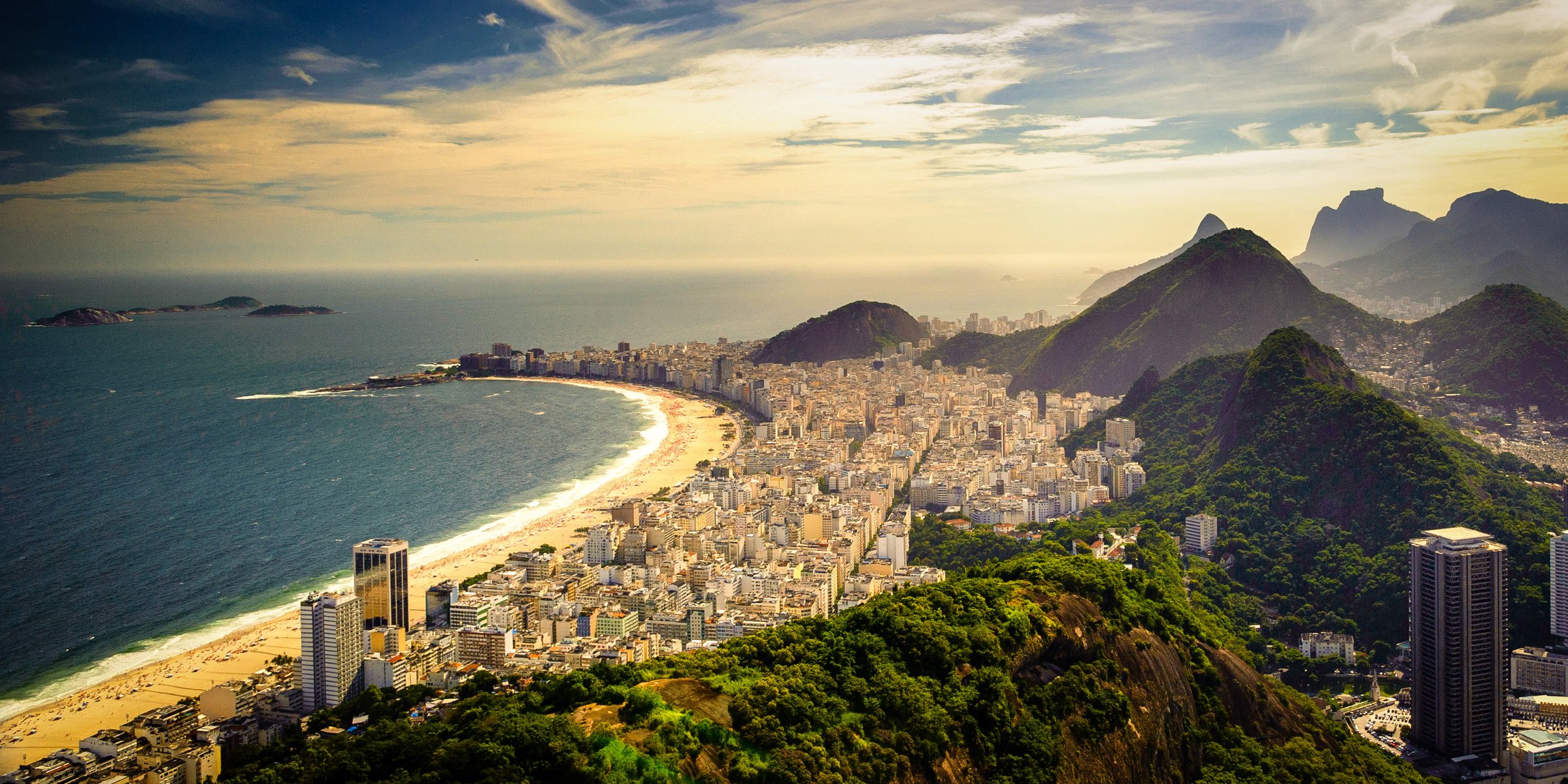 brésil plage de copacabana rio plage rio de janeiro copacabana côte