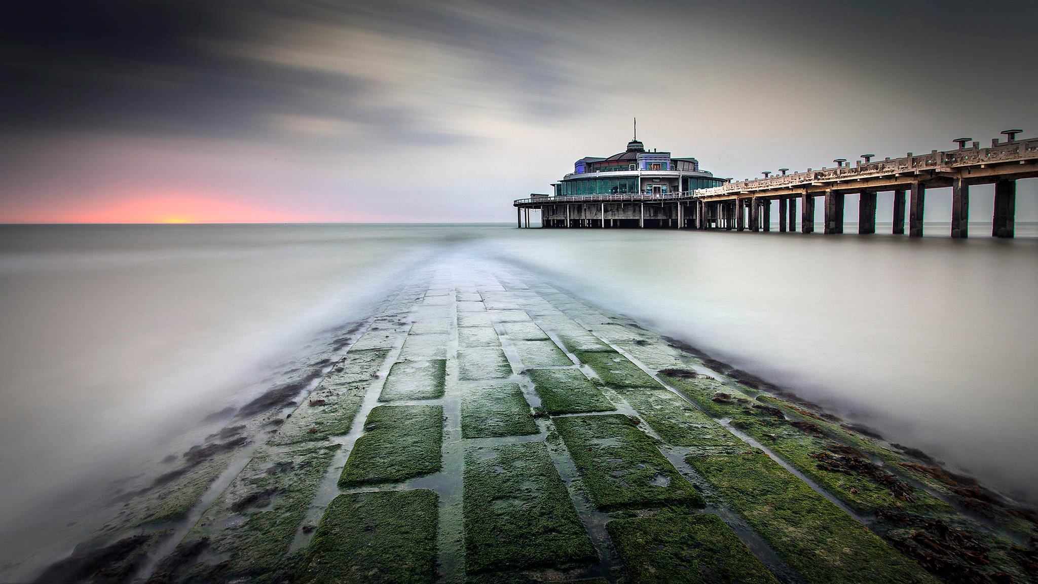 blankenberge belgia flandria zachodnia molo