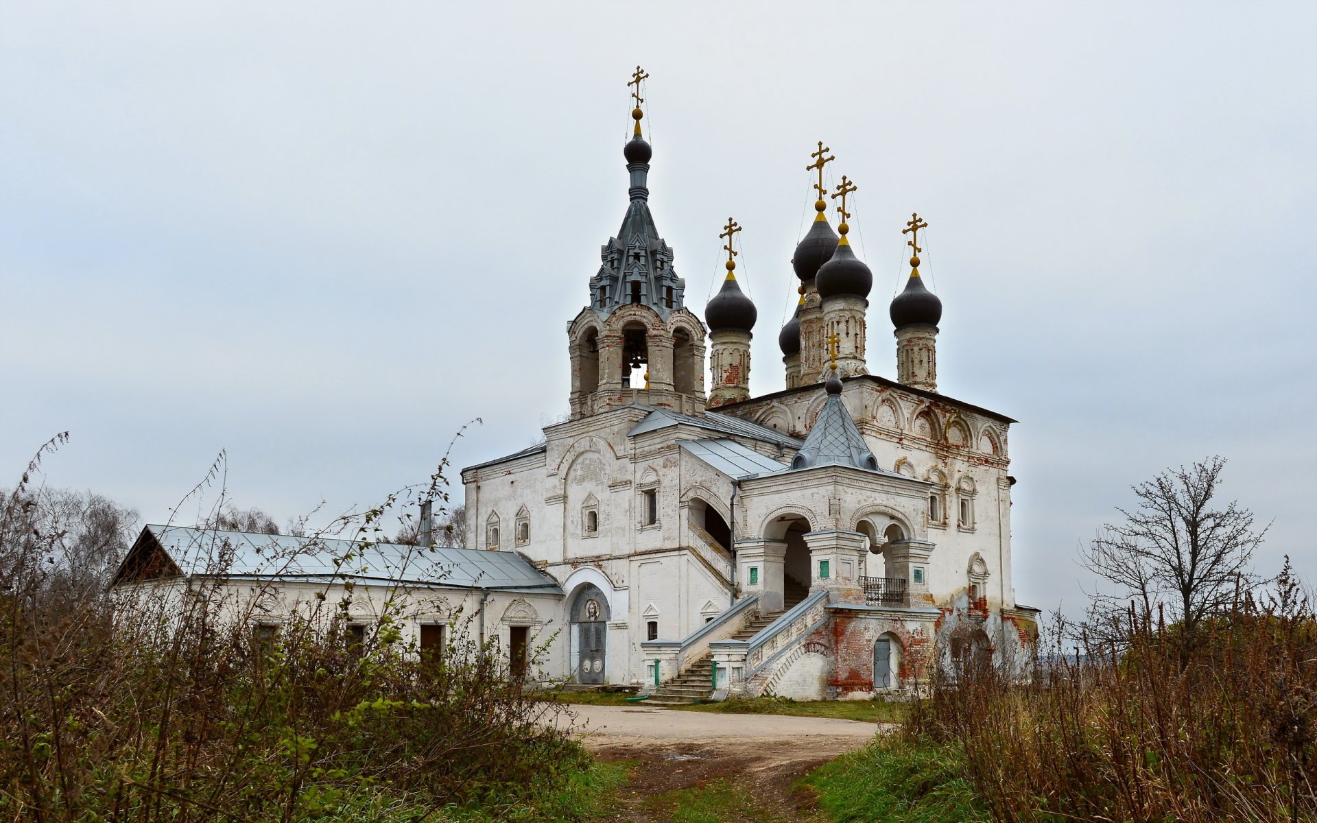 herbst russland die kirche der auferstehung christi