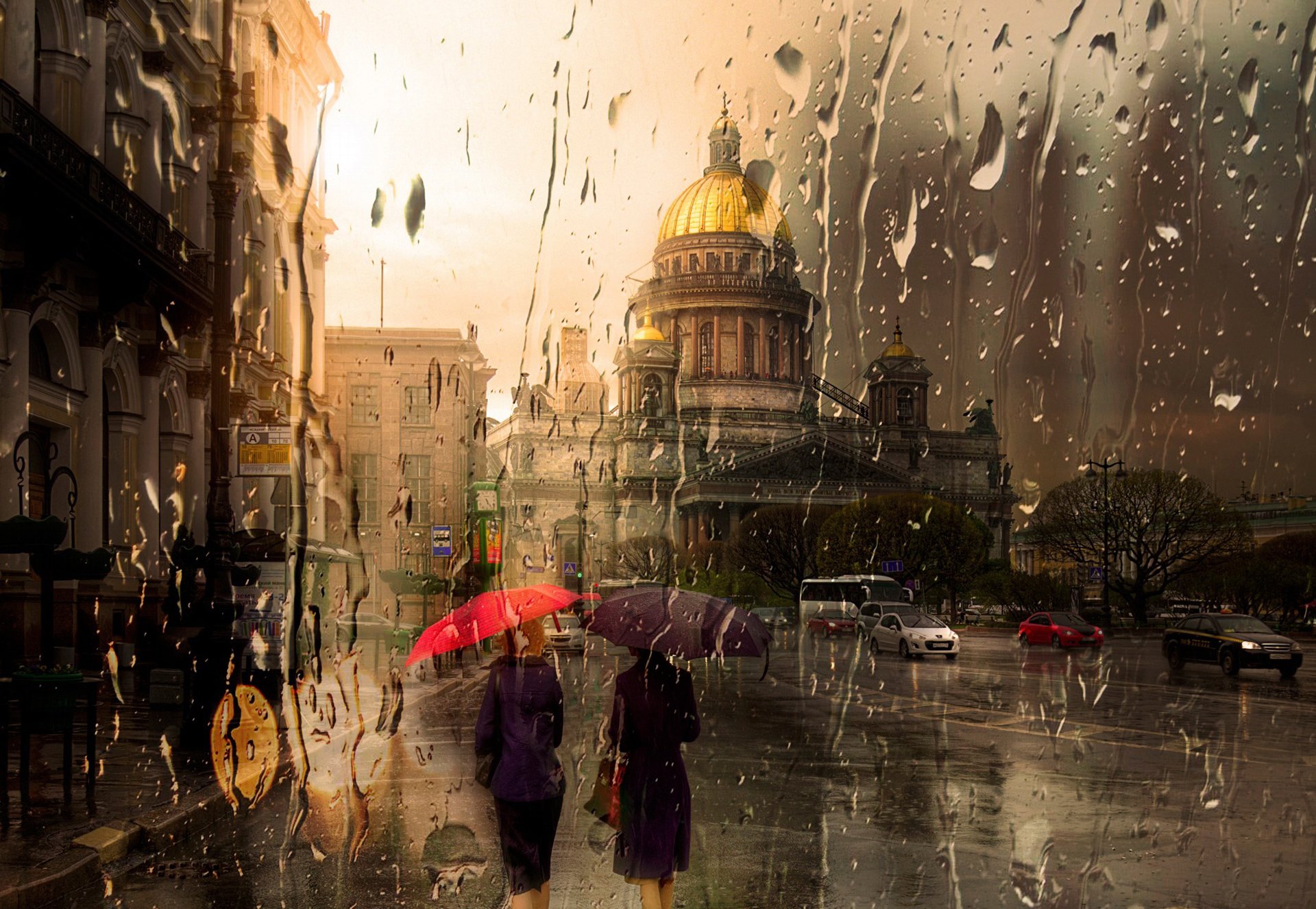 isaky saint-pétersbourg pluie