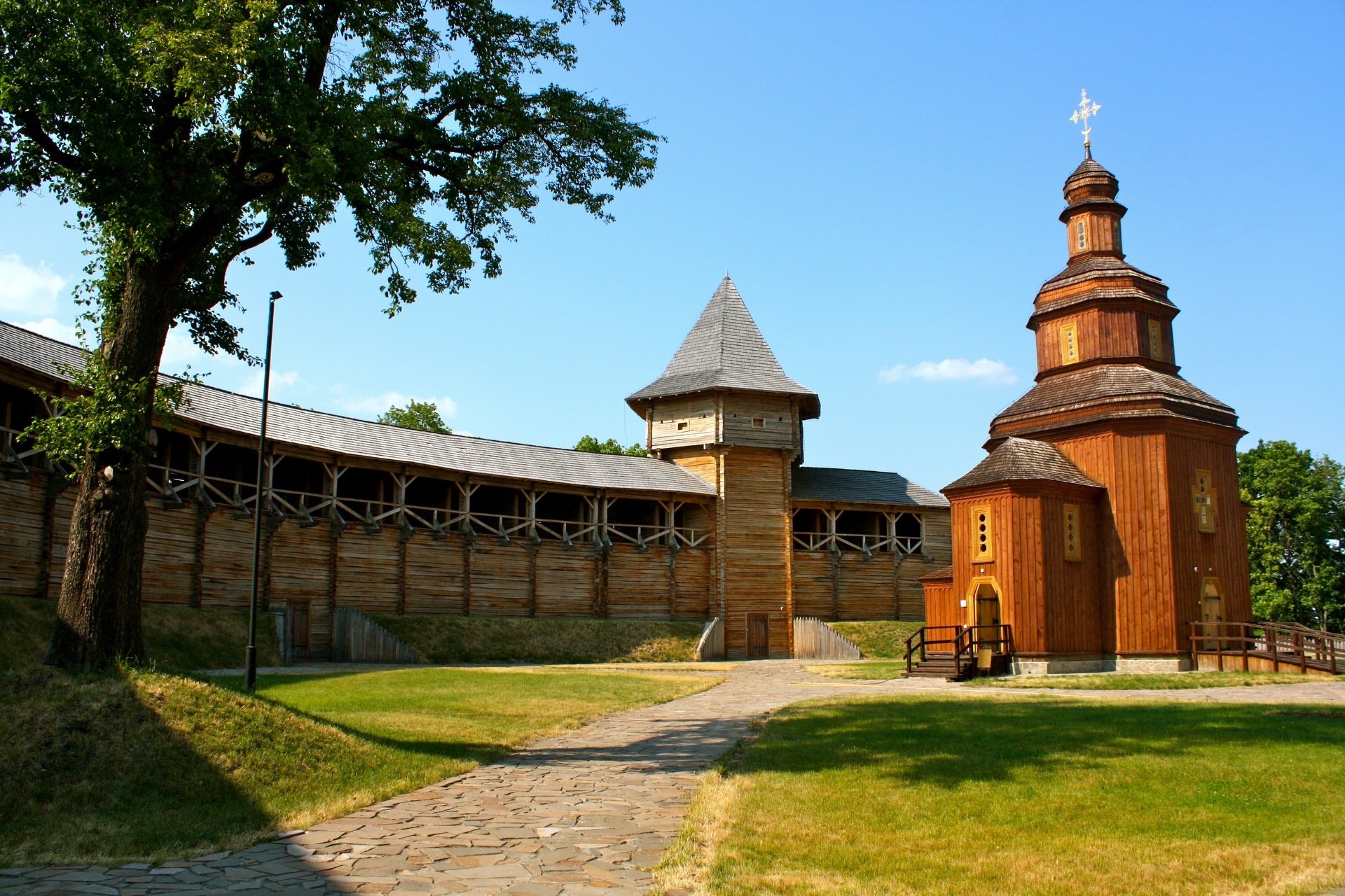 ukraine baturin hetman s residence baturyn citadel reconstruction church