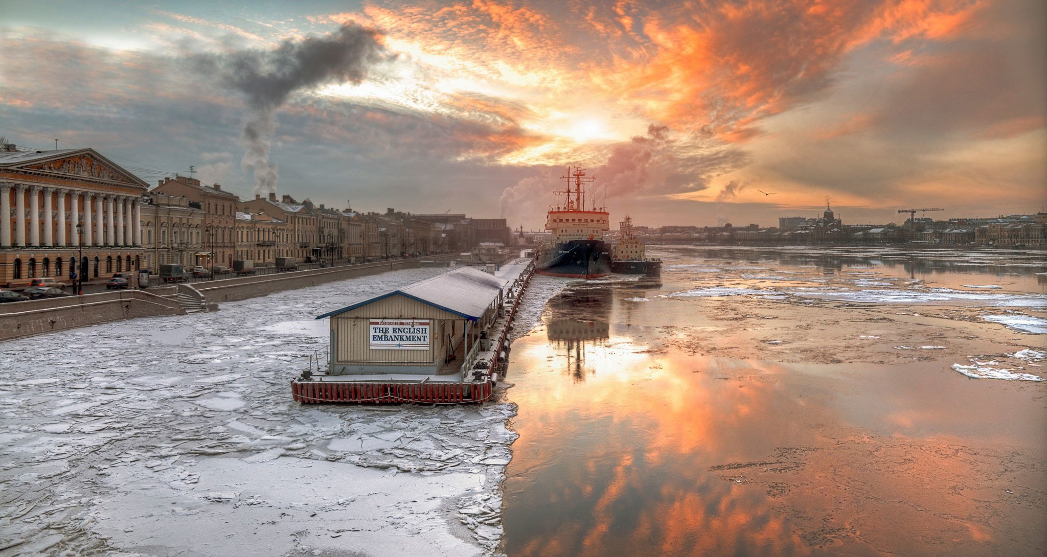 san pietroburgo inverno gelo