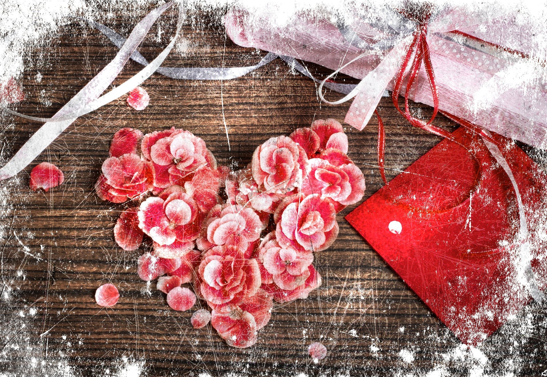 vintage graffiato vintage cuore