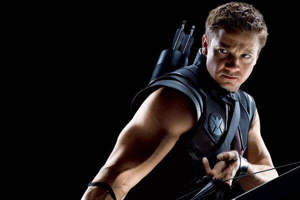 Fotograma de la película los Vengadores con Jeremy Renner