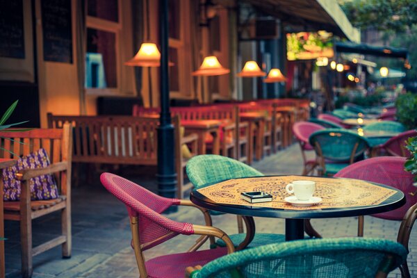 Ambiente accogliente nel caffè