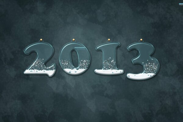 Félicitations pour la nouvelle année 2013