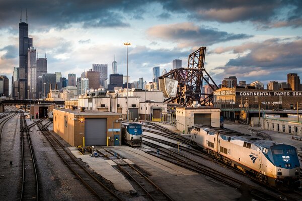 Ferrovia della città di Chicago