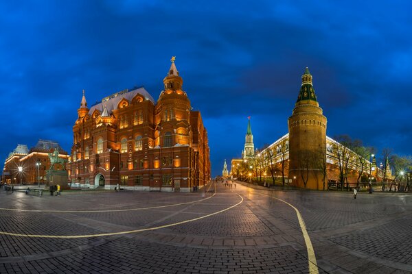 Panorama du musée historique de Moscou