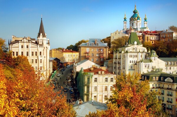 View of St. Andrew s Church in Kiev