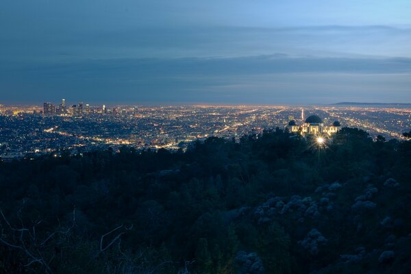 States . The beauty of Los Angeles ... America