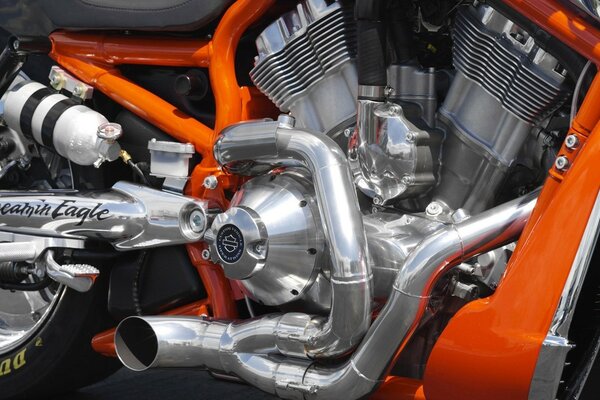 Harley Davidson Motorcycle Engine